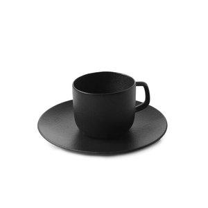 레볼 티컵앤소서 200ml 블랙