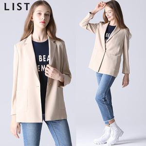 [리스트(LIST)] 패치 포켓 솔리드 재킷 (택가격:228000원)