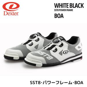 SST8 파워 프레임 BOA 볼링 신발 덱스터 용품 좌우 겸용 남성 화이트 블랙 수량 다이얼 타입 오른쪽 던지기