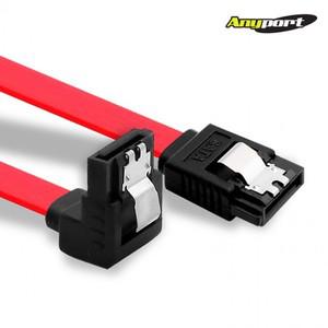 [애니포트] SATA3 ㄱ자 CABLE 6Gbps(600MB/s) 50CM SATA305FL