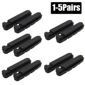 4pcs 도로 자전거 브레이크 패드 브레이크 신발 고무 블록 교체 Shimano BR 신발 홀더 사이클 브레이크 발