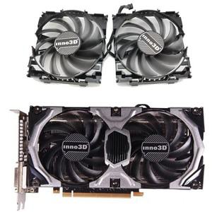 CF-12915S 게임용 그래픽 카드 냉각 팬 Inno3D GTX960 970 1060 GPU 쿨러 DC 12V 0.35A 4 핀