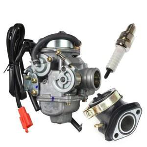 바이크 오토바이 PD24J 마운트 카브레타 CNC Gy6 125cc 4륜 엔맥스