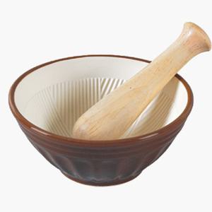 도자기 깨갈이 대/다짐기/도자기/옹이/마늘/갈이/으깨기/빻기/손절구/찧기/요리용/조리용/핸드/수작업
