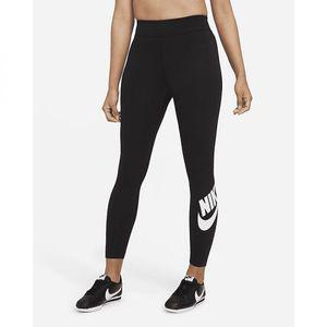 [나이키]매장정품 나이키 NIKE 스포츠웨어 에센셜 여성 하이웨이스트 로고 레깅스 - 블랙화이트 CZ8529