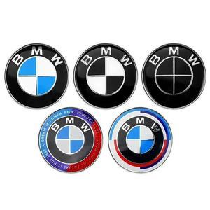 4pcs 56mm 자동차 휠 센터 허브 캡 엠블럼 스티커 스타일링 BMW 1 3 5 7 시리즈 X1 X2 X3 X4 X5 X6 X7 E43