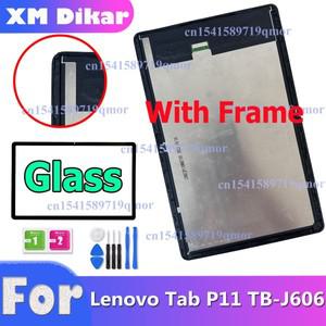 레노버 탭 P11 TB-J606 LCD 디스플레이 터치 스크린 교체, 인치 커버 또는 프레임 포함