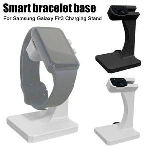 Samsung Galaxy Fit 3 스트랩용 충전 스탠드 통합 케이블 관리 슬롯이 있는 스마트 워치 충전기 독 베이스 팔찌