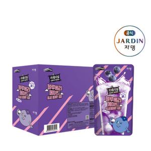 쟈뎅 까페리얼  블루베리 에이드 230ml10개 편의점 파우치 아이스 음료