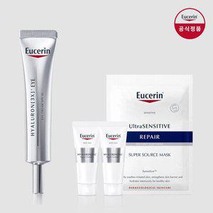 [유세린] 하이알루론 3X 아이크림 15ml [증정]하이알루론 3X 나이트 7ml*2 + 울센마스크