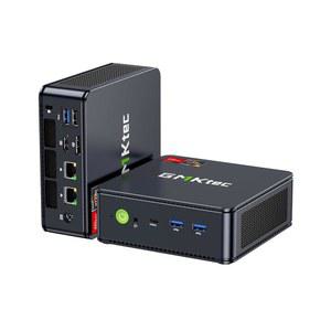 GMKtec M6 게이밍 PC 미니 AMD 라이젠 5 6600H(최대 4.5GHz) 듀얼 NIC LAN 2.5G DDR5 SSD 슬롯/WiFi 6E USB3.2 USB-C BT5.2 DP HDMI
