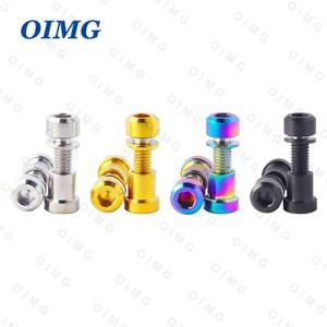 M5X16 18 패스너 너트 도로 핸들 티타늄 포크 IOMG 장치 탄소 프론트 후면 20MM 스템 볼트 TI 자전거 MTB