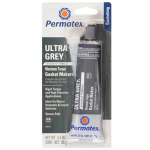 퍼마텍스 가스켓 본드 고열 고온 고열 차량 보일러 실리콘 마후라 그레이 89145 Ultra Grey Gasket Maker