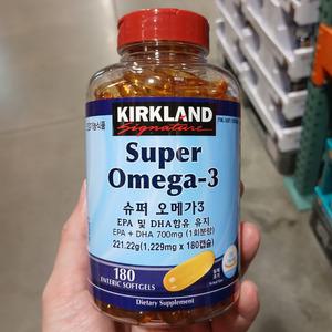 커클랜드 슈퍼 오메가3 180캡슐 고함량 EPA DHA 700mg