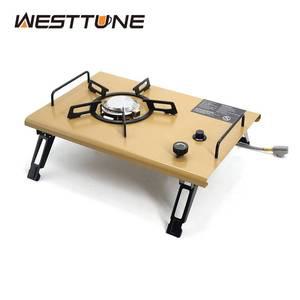 강염스토브 캠핑 버너 WESTTUNE IGT 가스 스토브 화재 히터광로 휴대용 야외 4000W 고출력 스틸 테이블