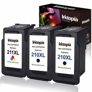 IP2700 IP2702 MP240 MP250 MP270 MP280 MP490 MP495 MP499 MX320 MX350 MX360 프린터용 캐논 210XL PG-210XL 211XL(블랙 2개, 컬러 1개)용 잉크 카트리지 재제조