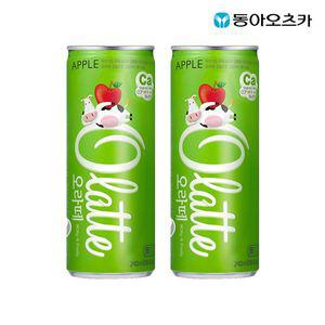 오라떼 애플 240ml 60캔 무탄산 무색소 우유음료