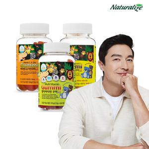 [내일도착] 네추럴라이즈 키즈 비타민 꾸미 혼합 3종 총3박스 (3개월분)
