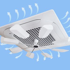 무동력 에어콘 바람분배기 제노믹스 바람돌이 시스템 난방용  학교 관공서 납품