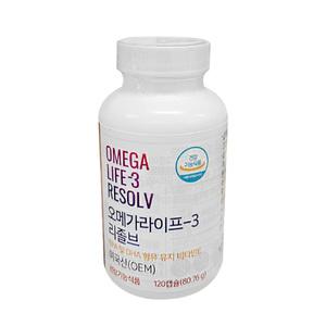 유니시티 오메가3 오메가라이프 3 리졸브 120캡슐