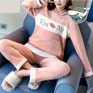 [피커]당근잠옷 따뜻한 후드 홈웨어