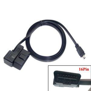 차량 속도계 진단 케이블 OBD OBD 2 연결 디스플레이 미니 HUD 디스플레이 핀 케이블 USB 헤드업 II 자동차 7 어댑터 헤드업