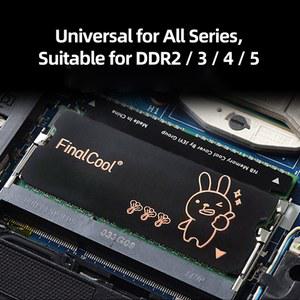 ssd방열판 RAM 히트 싱크 듀얼 레이어 그래핀 메모리 카드 라디에이터 범용 DDR5 DDR4 DDR3 DDR2 노트북 PC SSD 쿨러 패드