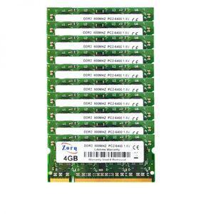 마더보드 메인보드 DDR2 4GB PC2-5300S 6400S 800 667 MHz SODIMM 200 핀 1.8V 모듈 노트북 메모리 4gb PC2