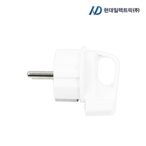 현대일렉트릭 접지 ㄱ자형 플러그(고리타입) KS인증