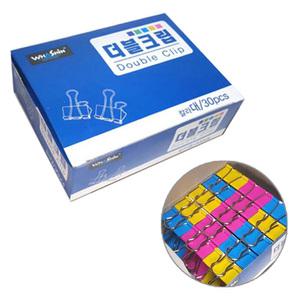 화신 더블 클립 크립 칼라 대형 30개입