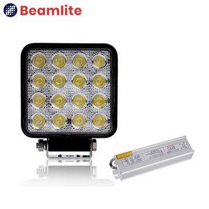 LS48 LED 써치라이트 4000루멘 차량용 선박용 써치 (AC연결용 220V) 48W LED작업등 전조등 안개등 야간조명 집어등