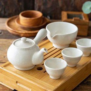 [핫트랙스]백자 크랙 3인 다기세트