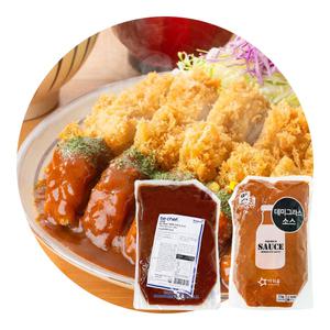 동원 데미글라스 소스 2kg  2종 아워홈 데미글라스 미트볼 오므라이스 대용량소스