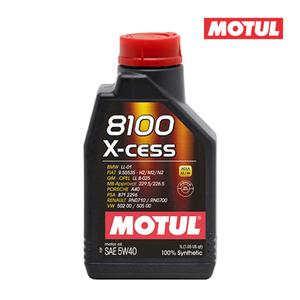 모튤 8100 X-CESS 5W40 1L 엔진오일 ACEA A3 B4 API SN CF