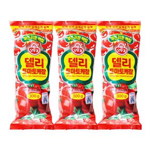오뚜기 델리 토마토 케찹 300g 3개 소스
