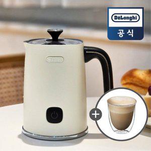 [기타]드롱기 구름치노 화이트 우유거품기+카푸치노잔 집들이 선물 홈카