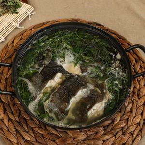 강진 제철 봄도다리 쑥국 세트(도다리 2~3미+쑥 50g)