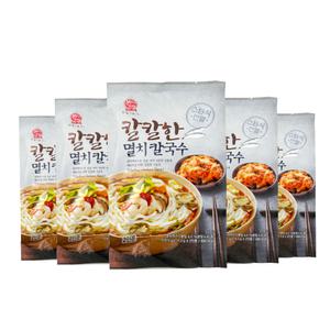 본고장 생면 멸치칼국수 2인 5봉 / 한끼식사 즉석요리 국수 칼국수 우동