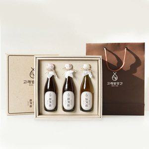 고래방앗간 진품3호 저온압착 참기름 들기름 선물세트 300ml