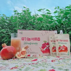 [에덴식품] 국산 고흥 유기농 석류즙 (120ml x 15 ) 석류쥬스 