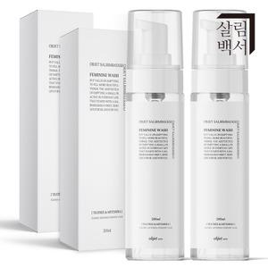 살림백서 오브제 제로 약산성 여성청결제 200ml 2개 4개 세정제 질 Y존 저자극