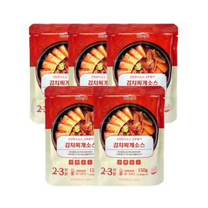 고추명가 김치찌개 소스 150g x 5개 간편소스