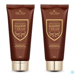 라벨영 쇼킹대디 바디 미백 크림 추천 100ml X 2개