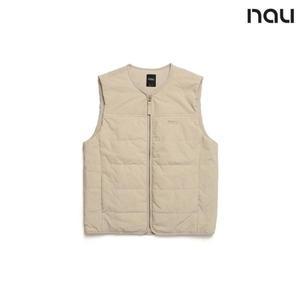 [롯데백화점]나우아웃도어 U 코지경량패딩베스트 L.BEIGE (1NUPDF3902_LE)