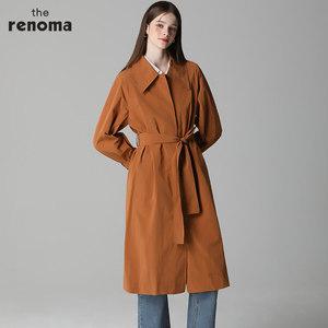 [더레노마][레노마(renoma)] 베이직 싱글 트렌치코트 (택가격 329000원)