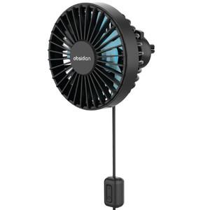 옵시디언 차량용 미니 USB 에어 써큘레이터 선풍기 CT FA03 3단 속도조절 에어컨 히터