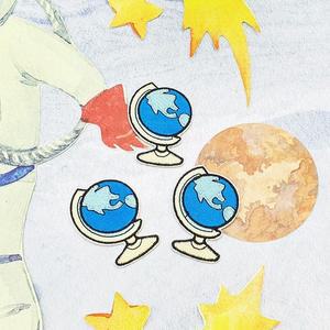 [JHQQSTUQ_4B]의류 의류리폼 패치 지구본