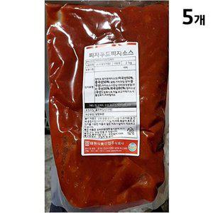 [셀러허브 패션][JHQ88T97_52EC]피자소스(피자푸드 식당용 태원 2K)X5