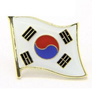 뱃지 태극기러블 가방  핀 캐릭터 브로치