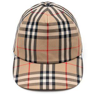 [버버리]라프리마 [BURBERRY] 버버리 로고 아플리케 빈티지 체크 볼캡 8026929